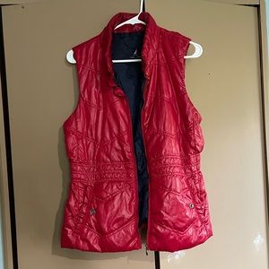Red Nautical Puffy Vest